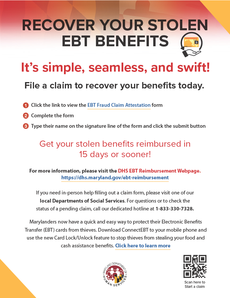 Program launching to reimburse stolen EBT benefits