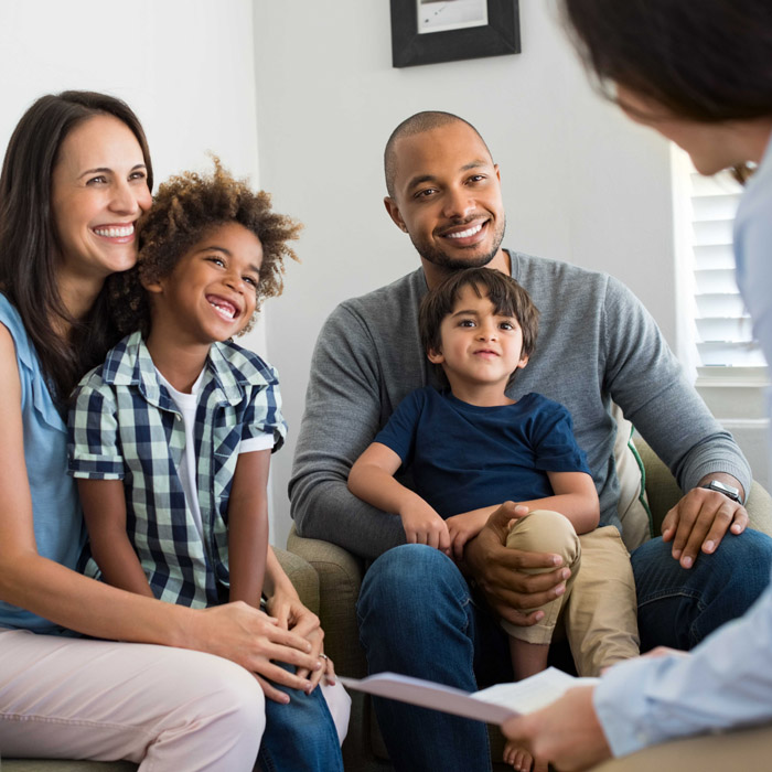 Family meeting with Social Worker