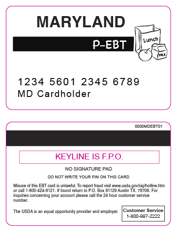 Pandemic Electronic Benefit Transfer P Ebt Program Maryland Department Of Human Services