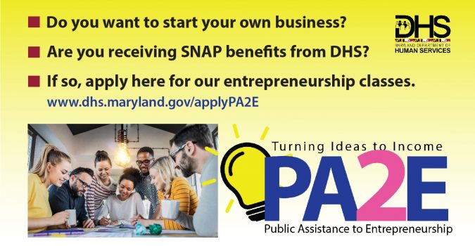 PA2E - Apply here for our entrepreneurship classes