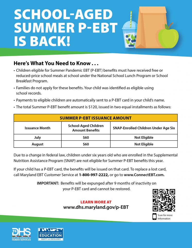 Information Regarding Pandemic EBT