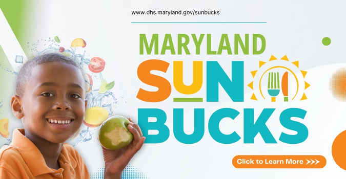 Maryland SUN Bucks - Click to Learn More