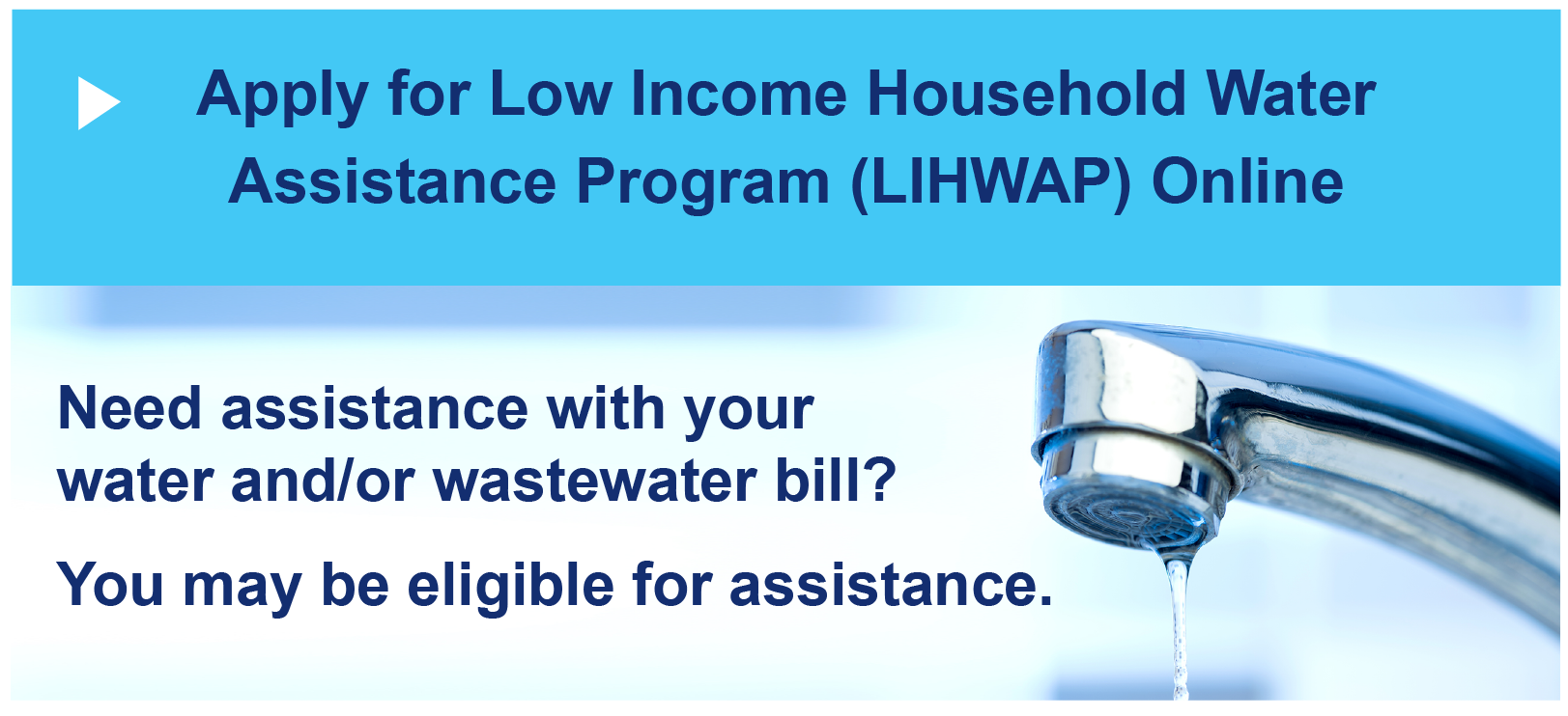 Apply for Low Income Household Water Assistance Program Online