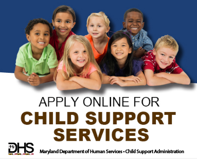 Apply online for child support services