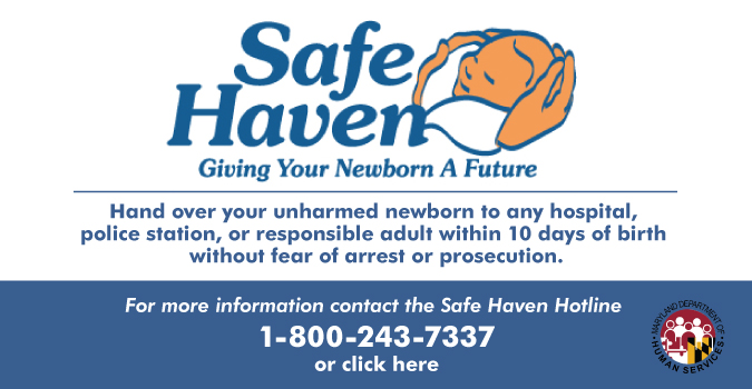 Newborn Safe Haven Information